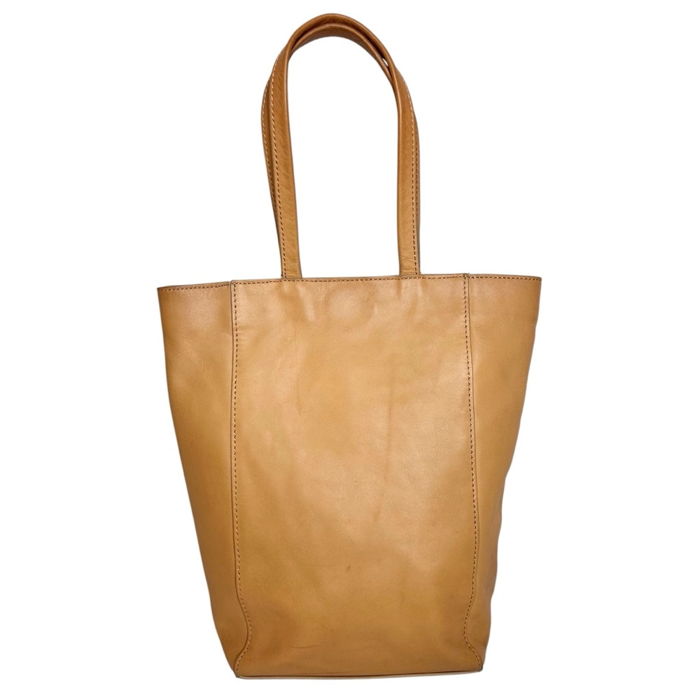 HOBO Mini Leather Tote Bag Small Natural Beige Tan